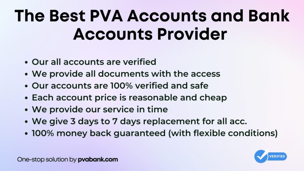 Get PVA Accounts and Bank Accounts from pvabank.com